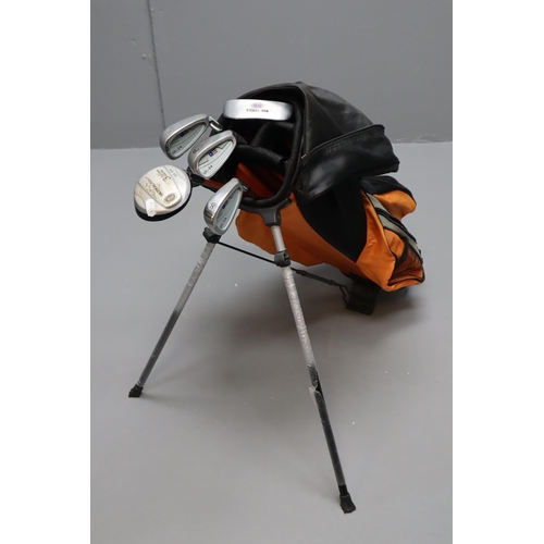 494 - Selection of Kidpower Golf Clubs with Golf Bag