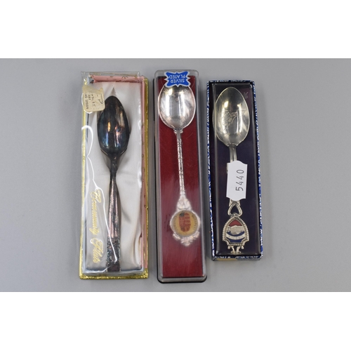 504 - A Mother of Pearl Handled Cutlery Set, With Collectable Teaspoons, And Two Other Cutlery Sets