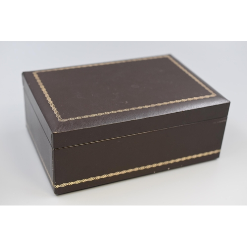 511 - Design Philipp of Sweden Musical Leather Jewellery Box