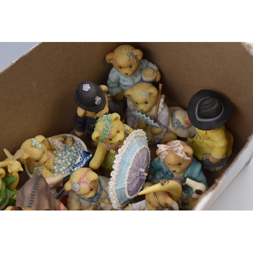 313 - Collection of 17 Cherished Teddy Statues some a/f