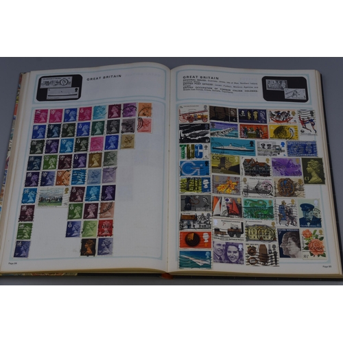 519 - Three items to include Two Vintage Stamp Albums with a Large Selection of Stamps, together with a St... 