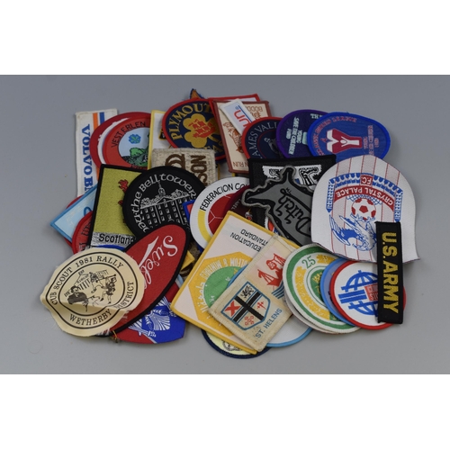 527 - Selection of 50 Various Collectors Patch Badges