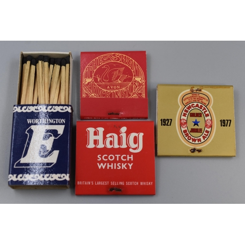 554 - Three Bryant & May Advertising Boxes containing a Mixed Selection of Cases including Haig, Avon,... 