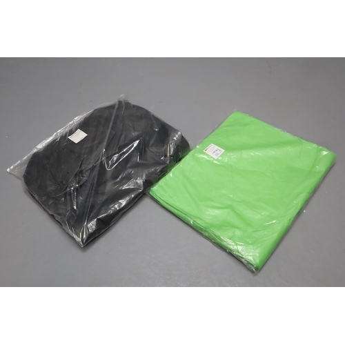 903 - Two New Packs of Approx 500 Acid Free Lime Green and Black Tissue Paper 75x 50cm