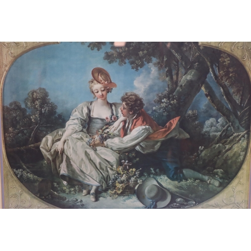 907 - Three Large Classical Prints to include Francois Boucher and one Entitled The Tree Graces (Largest 3... 