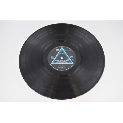 584 - Pink Floyd Pre-Owned Vinyl LP Dark Side of The Moon ( SHVL 804 IE 064 o 05249 ) with Posters and Sti... 