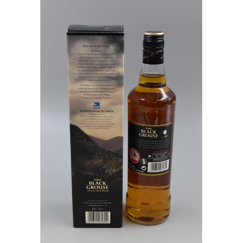 375 - Sealed 70cl Bottle ofThe Black Grouse, a marriage of fine, peated malt Scotch whiskies and The Famou... 