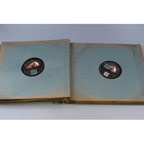 593 - A 1921 Pirates of Penzance 11 Vinyl Booklet on 78 Vinyl. Booklet is AF, But Vinyls Themselves Appear... 