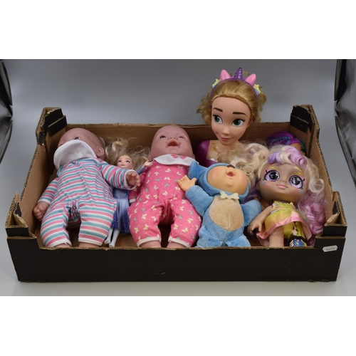 918 - Selection of Doll Figures including Berenguer Dolls, Disney and More