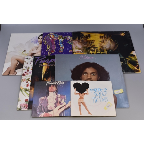 596 - Prince: Collection of Five Pre-Owned Vinyl Prince LP's to Include, Purple Rain ( 925 110-1 France, W... 