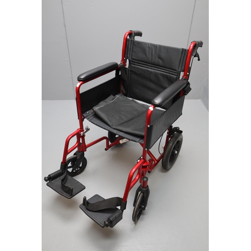 750 - I M Lightweight Self Propelled Wheel Chair with Foot Rests