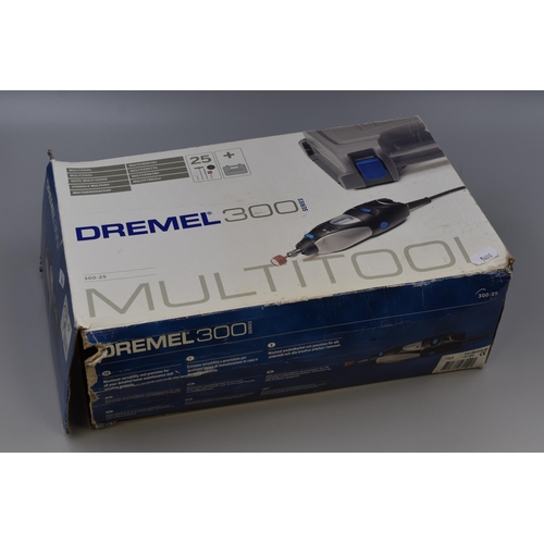 815 - Dremel 300 Multitool in Box, Powers on