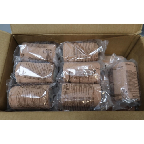 820 - 16 New Rolls of 3M Coban Bandaging, Self Adherent Wrap