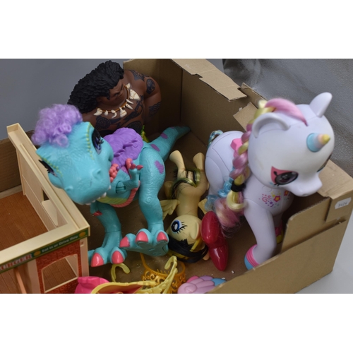 976 - Selection of Childrens Toys including Unicorn, Dinosaur, Hamburger Drive Thru and More