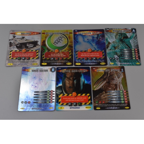 486 - Two Boxes of Dr Who Battles in Time Cards including Rare, Super Rare and Ultra Rare Cards