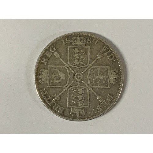 175 - Victoria Silver Jubilee Head 1889 Florin 