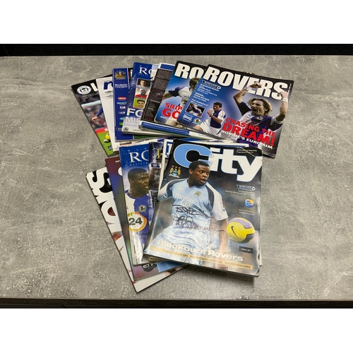 117 - Selection of Blackburn Rovers Football Programmes (one Signed)