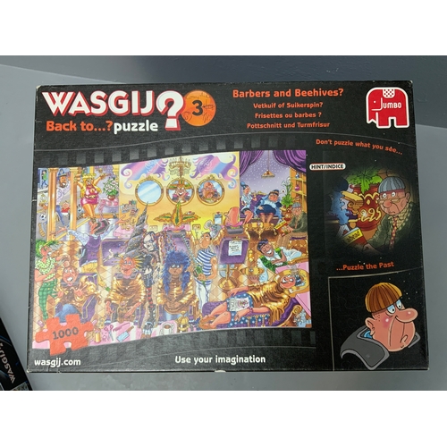 123 - Six Wasgij Boxed Comedy Puzzles (unchecked)