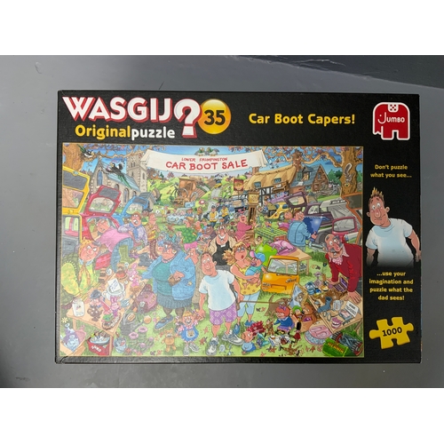 123 - Six Wasgij Boxed Comedy Puzzles (unchecked)