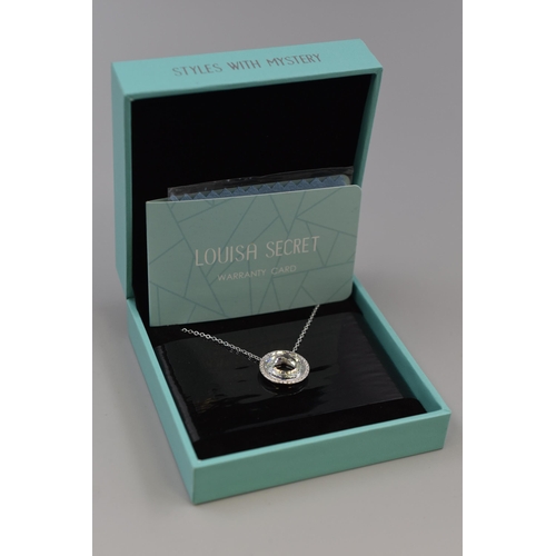 49 - Silver 925 Louisa Secret Ferris Wheel Pendant Necklace Complete with Box