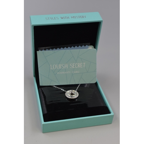 53 - Silver 925 Louisa Secret Ferris Wheel Pendant Necklace Complete with Box