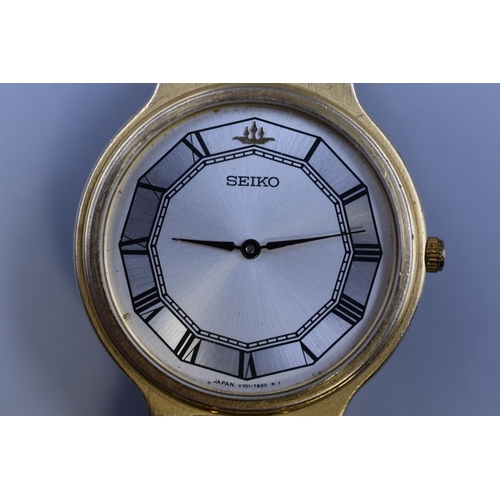 70 - Seiko Quartz Gents Watch with Original Strap (Working)