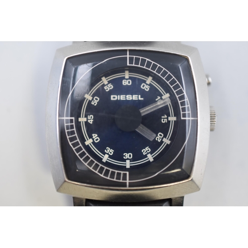 78 - Diesel Quartz (DZ-1066) Illuminated Watch with Strap (Working)