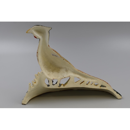 286 - Cast Iron Pheasant Doorstop 10