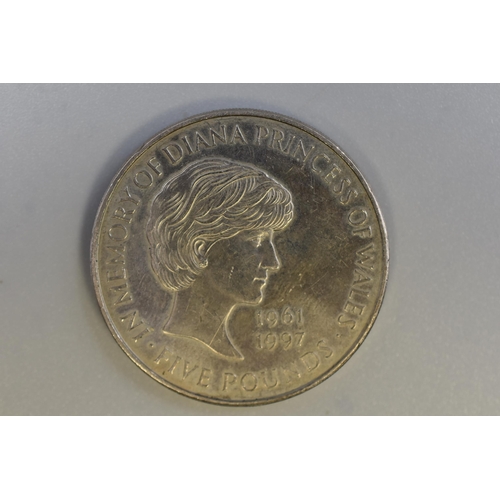 125 - Elizabeth II Lady Diana £5 1999 Coin