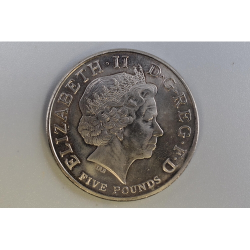 130 - Elizabeth II 1904 to 1004 Entente Cordiale £5 Coin