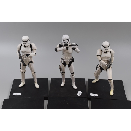 166 - Star Wars: Collection of Six Star Wars Figures to Include, Darth Vader, Jango Fett, Phasma Captain a... 