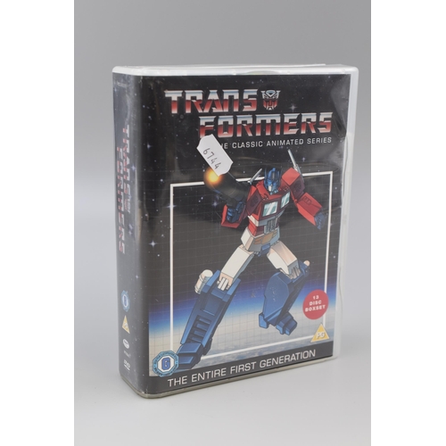 336 - Transformers The Classic Animated Series The Entire First Generation 13 Disc Box Set. Some Damage To... 