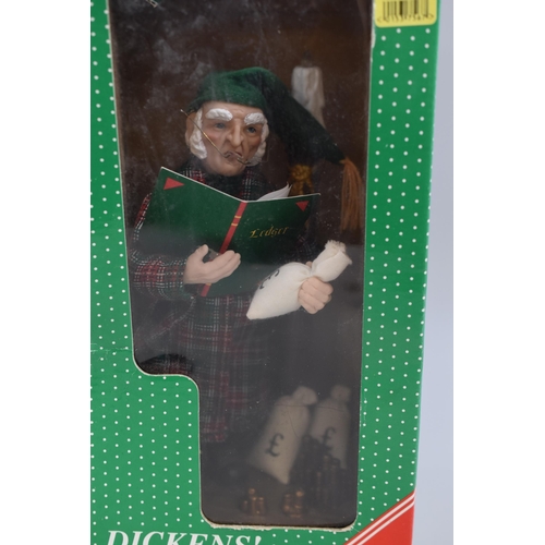 210 - Two Boxed Musical Illuminated Dickens Collection Christmas Display Figures 12