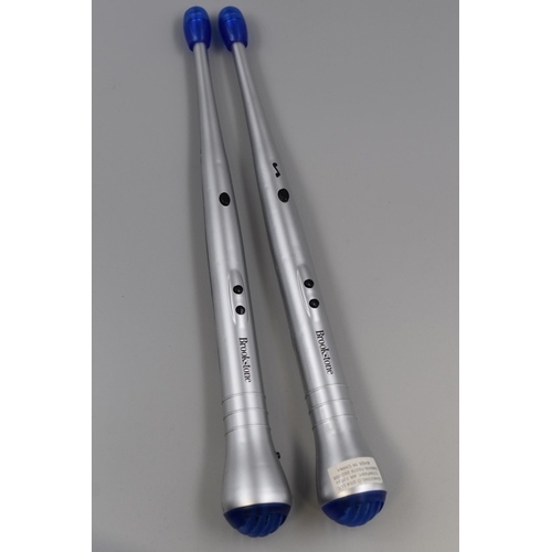 340 - A Set of Two Brookstone Electronic Drumsticks, Working When Tested