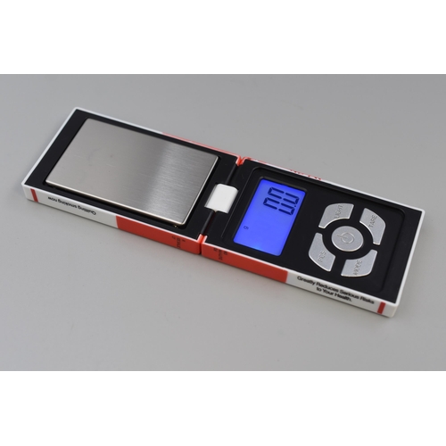 352 - A Set of Electronic Pocket Scales, In The Form of a Pack of Cigarettes. Powers on When Tested