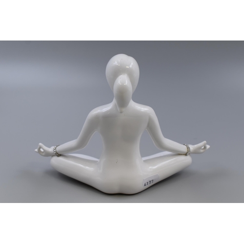 236 - Modern Ceramic Buddha Meditating Statue