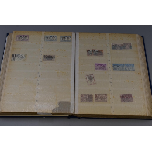 374 - Two Books of Stampbooks Containing A Large Amount of Belgian Stamps