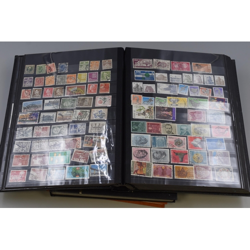 376 - Three Stamp Albums Containing A Large Quantity of Commonwealth Stamps