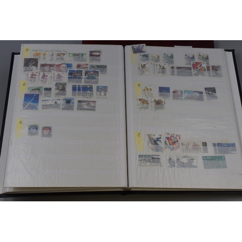 379 - Two Stamp Albums Containing Various Stamps From Switzerland and Norway