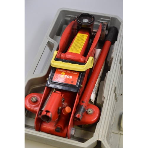 586 - Neilsen Hydraulic 2 Ton Trolley Jack