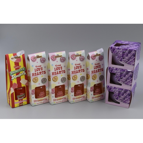 402 - Selection of New items to include Drumstick Reed Diffuser, Love Hearts Reed Diffusers and Three Star... 