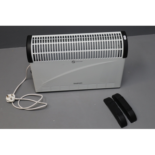 591 - Boxed as new Goodmans 2000w Convector Heater with 3 Heat Settings, Overheat protection can be freest... 