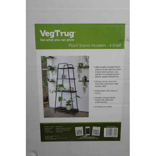 602 - New In Box Large 4 Shelf Veg Trug Plant Stand RRP £120