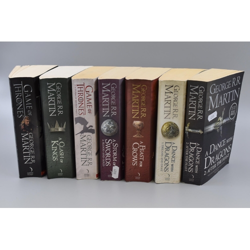 420 - A Set of Seven George R R Martin A Song of Fire and Ice Novels