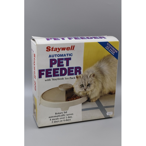 625 - New Boxed Staywell 206 Automatic Pet Feeder