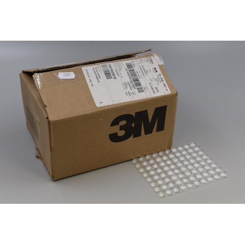 630 - A Box of 3000 Bumpon Protective Feet (12.7mm x 5.8mm, With Cylindrical Flat Top)