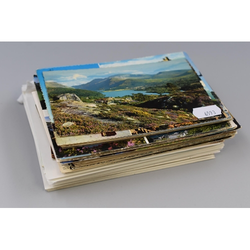 432 - Large Selection of Vintage Postcards, includes Topographical, some Hand Written, Floral and more