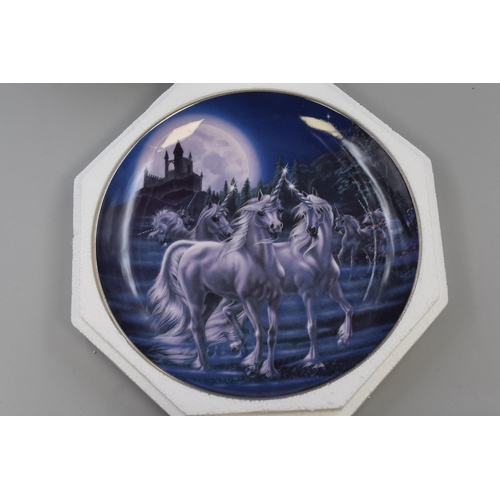 434 - Selection of Six Franklin Mint Royal Doulton Fantasy & Unicorn Collectors Plates