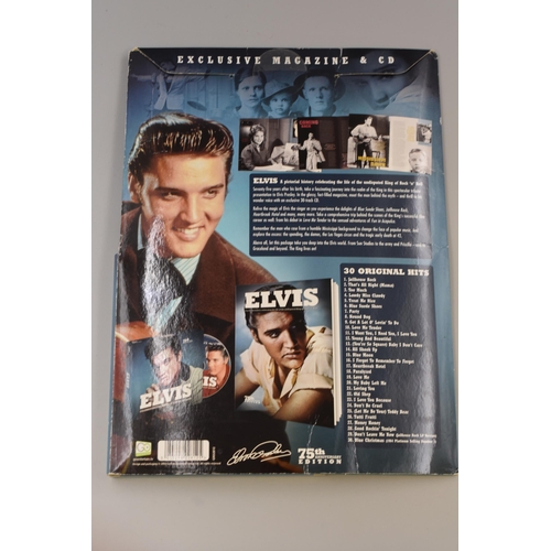 437 - Elvis 75th Anniversary Exclusive Magazine & CD in Presentation Folder