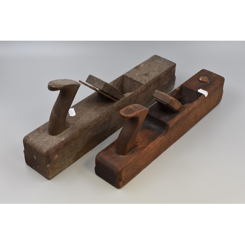 639 - Two Vintage Wooden Planes To Include Size 26 Blackburn Education Committee, And Other. Largest Appro... 